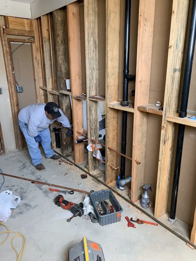 Commercial rough-in plumbing for Trenchless Sewer Repair in Pinedale